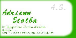 adrienn stolba business card